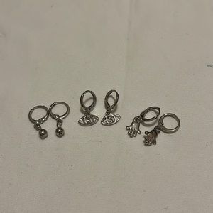 Silver 3 pairs of darlings